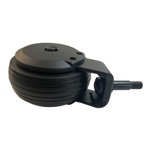 Pride Jazzy EVO 613 WHL2102731-A 5" Caster Wheel Assembly Black Tire/Rim Left - Picture 2 of 3